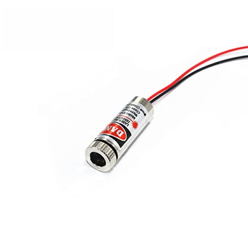 Head Glass Lens Focusable Industrial Class 650nm 5mW Cross Red Laser Line Module