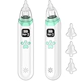 ELLENNE - ASPIRATORE NASALE ELETTRICO RICARICABILE CON USB PER BAMBINI E NEONATI ANTIMUCO...