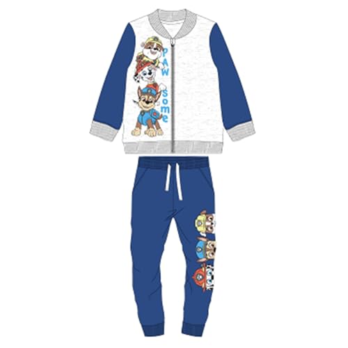 Disney Ensemble 2 Pièces Sweater + Jogging Enfant (2 à 8 Ans) Paw Patrol Doux Mignon Chaud - Sweat Shirt + Pantalon Imprimé Mixte Fille Garçon Modèle PAW...