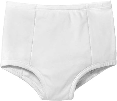 City Threads Boys & Girls Training Underwear Pants Panties Underpants for Potty Training Kids Toddlers - All Cotton For Sensitive Skins SPD Sensory Friendly Clothing, White, 6