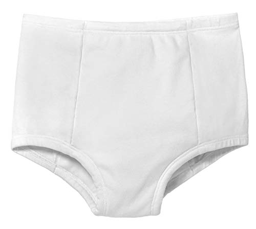 Image of City Threads Boys & Girls Training Underwear Pants Panties Underpants for Potty Training Kids Toddlers - All Cotton For Sensitive Skins SPD Sensory Friendly Clothing, White, 7