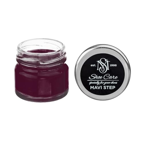 Rénover Cuir Prune Décoloré avec le Cirage MAVI STEP 25ml - 2