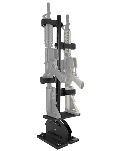 Adoreal UTV Gun Rack - Heavy Duty Steel Gun Rack for UTV ATV with Protective Foam Padding Golf Cart Gun Rack All-Terrain Automotive Gun Holder | Secure Gun Storage for pola-ris C-an-Am Ka-wa-sak