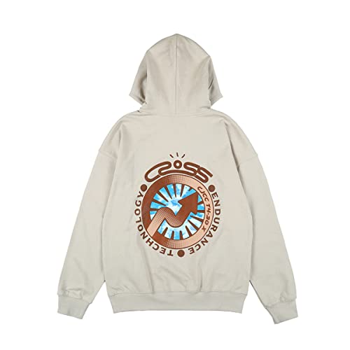 NAGRI Rapper Felpe con Cappuccio Albicocca,XL