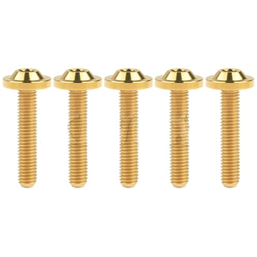 Cqinju-{g M5X10 12 15 20 25 30 35mm `^{g gNXT25wbhXN[ oCNp 5 ϗpN(Gold,15mm)