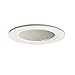 Halo Recessed Lighting 993W 4" White Baffle Trim With Coilex? Baffle