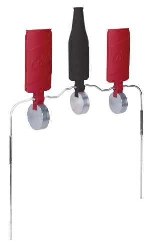 Champion Traps and Targets 40957 Champion DuraSeal Bottle/Cans Spinner Triple Target (Red/Black)
