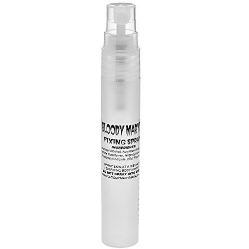 Bloody Mary Makeup Setting Spray – Long Lasting Fixing Sealer For Face And Costume Make Up, Foundation, Mascara, Lipstick – Prevents Cracking And Running From Sweat, Tears And Moisture - 8Ml #TOP1