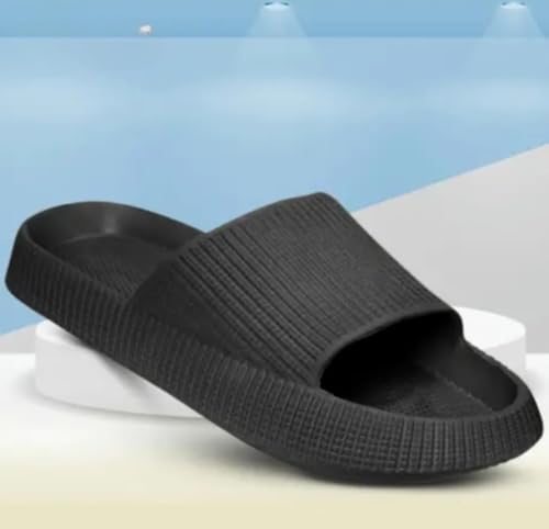Image of Men Print Slide Flipflop Cloud, Lightweight Slip-On Comfort Slippers, Non-Slip Casual Indoor Outdoor pack of 1