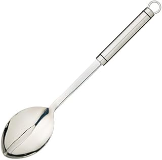KitchenCraft KCPROPS Professional Cooking Spoon, Stainless Steel, 35 cm, Silver