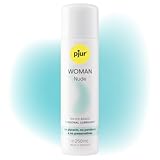 pjur WOMAN Nude (250ml) - Natürliches Gleitgel auf Wasserbasis - frei von Konservierungsstoffen & Parabenen - speziell für Frauen