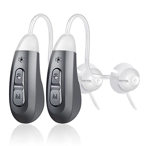 Hearing Aids, Onebridge Digital Hearing Amplifier Aids Sound Amplifiers Hearing Assist Magnetic Contact Charging Sound Device Noise Reduction Technology for Clear Calls 3 Working Programs 1 Pair