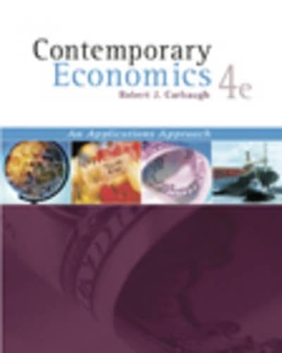Contemporary Economics (with Economics Applications and InfoTrac )