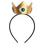 ComfyCamper Womens OSFM Princess Crown on Headband Gem Flower Tiara Halloween Costume Accessories Cosplay Adult