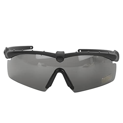 KIMISS Militar a Prueba de Viento, a Prueba de Arena, Gafas Tácticas, Gafas Antiimpacto, Protección Ocular para Disparar (Verde Militar)