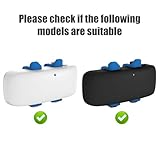 PEUTIER 4stk Tracker-Befestigungsclips, GPS Hundetracker Silikonclips Tracker-Zubehör für den Ersatz des Hundeaktivitätstrackers (Schwarz)
