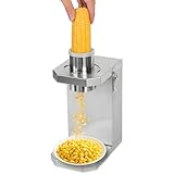 ✅【NUOVO PELAPASTA ELETTRICO PER MAIS】Scopri una preparazione del mais senza problemi con questo sgranatore elettrico per mais. Con un'apertura di alimentazione di 6,5 cm di diametro, è adatto alla maggior parte delle dimensioni del mais. Dotato di un potente motore da 40 W e lame seghettate di precisione, rimuove facilmente e rapidamente i chicchi di mais, gestendo con facilità sia il mais fresco che quello cotto.