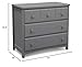 Delta Children 3 Drawer Dresser, Greenguard Gold Certified, Grey