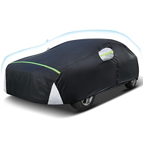 Copriauto Esterno Invernale - Impermeabile, Antigraffio, Antigrandine, Per Berline (430x160x120cm) - Foto 8