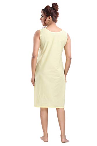 Image of Cotton Rich Camisole Slip for Women | Long Kurti Slip /Suit Slip /Camisole Slip Knee Length Inner(Long Inner)