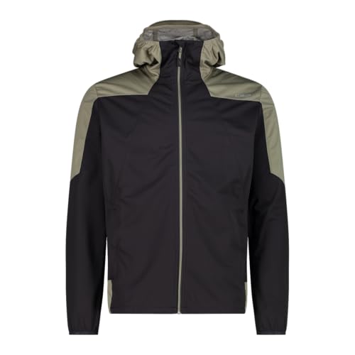 Veste à capuche CMP homme anthracite et sage pour randonnée active
