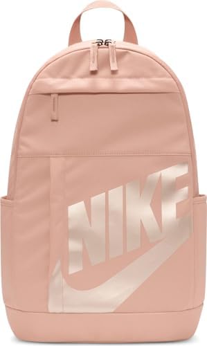 NIKE Elemental-2.0, One Size, Rose Gold/Rose Gold/Rose Gold/Red Bronze Mtlc, 21 L, Backpack Fashion