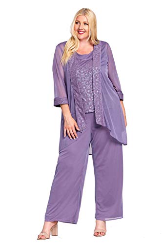 R&M Richards Long Mother of The Bride Pant Suit with Jacket