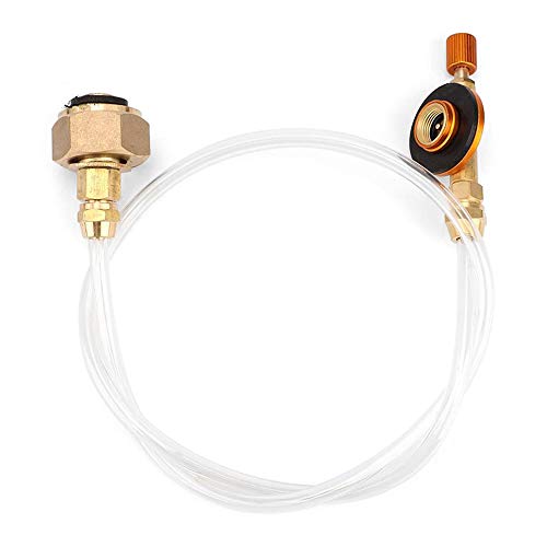 Fogão Externo, Romacci Válvula de recarga de gás propano Conector de recarga de gás Adaptador de tan