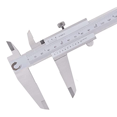 Image of Clockwise Tools Vernier Caliper, DVLR-1205 0-12 Inch /300 mm, Inch (Fraction) /Metric, Stainless Steel