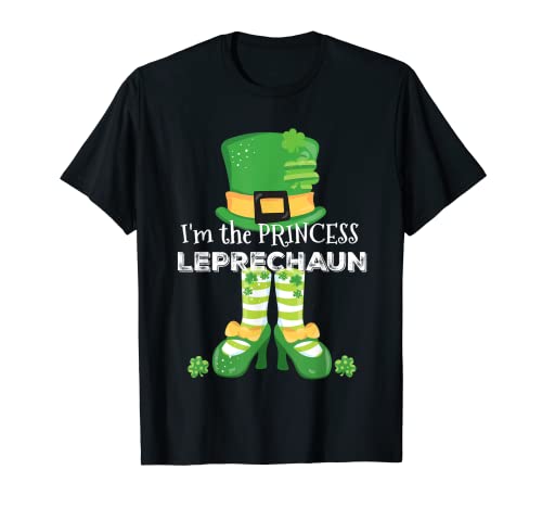 Soy la Princesa Leprechaun Lindo Tréboles Día de San Patricio Camiseta
