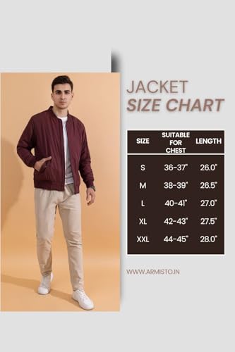 Image of Men's Quilted Winter Jacket /Full Sleeves /Puffer and Bomber