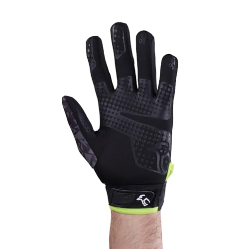 Kookaburra Venom Hockey Glove, Grey/Yellow, S - Image 3
