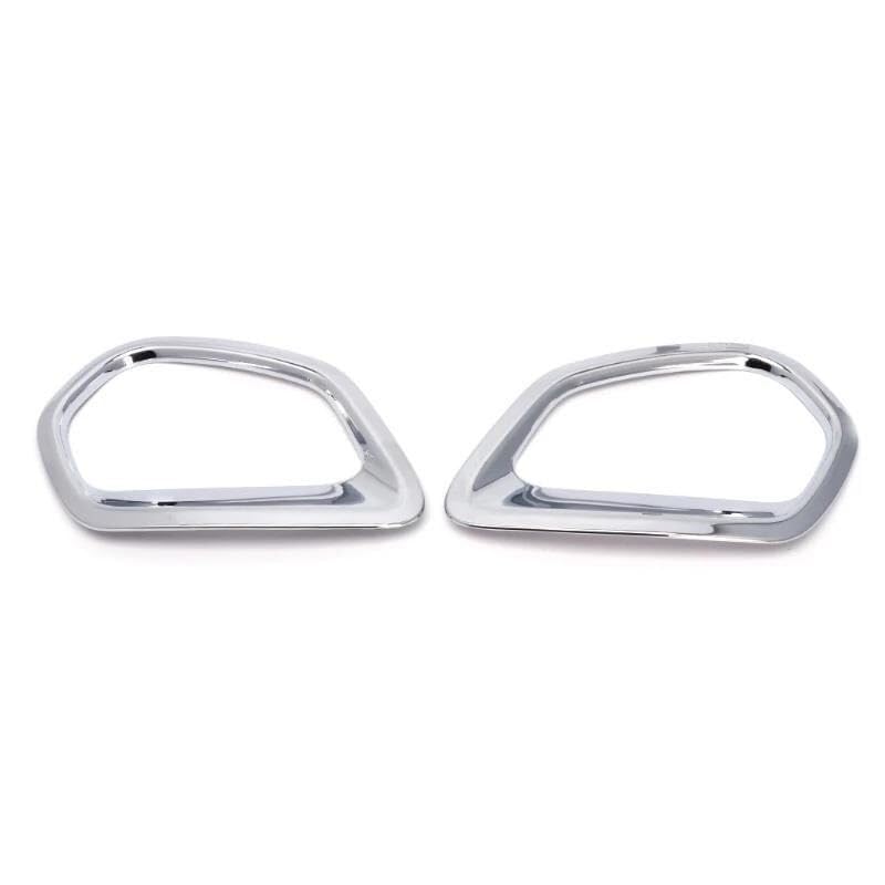 Luz Trasera Compatible con Mitsubishi para Outlander 2016 2017 2 uds luz trasera de coche antiniebla cubierta lámpara protección embellecedora