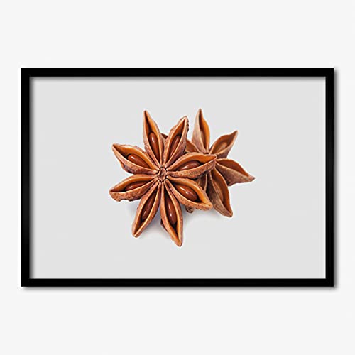 Cadre en MDF résistant humidité avec affiche épices Tulup 70x50 cm