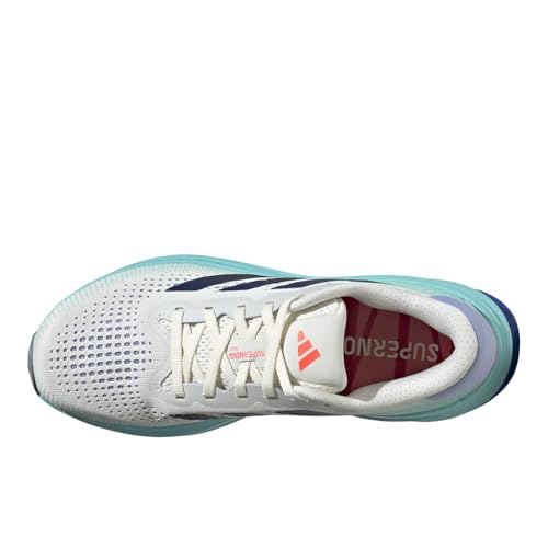 adidas Adidas, Mens, Supernova Rise Running Shoes, Off White/Lucid Blue/Flash Aqua, 11, D - Medium