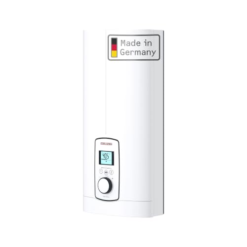 STIEBEL ELTRON Elektronischer Durchlauferhitzer DEL 18/21/24 Plus, gradgenaue Wunschtemperatur, LCD Display, ECO-Modus, 236739*