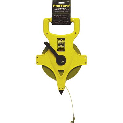 U.S. Tape Open Reel Measuring Tape - 1/2in. x 300ft. Length