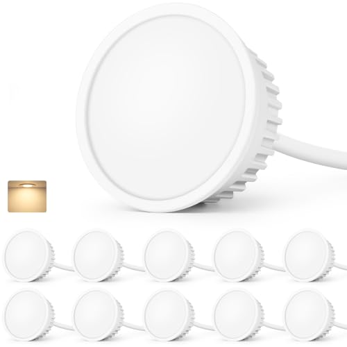 Módulo LED 230V GeyouLux ultraplano de 5W y 2700K para focos empotrados, pack de 10 unidades