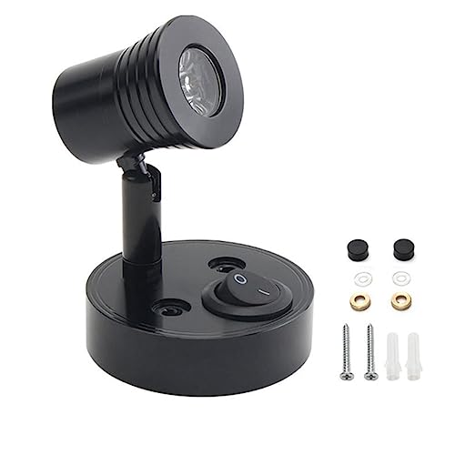 Ujjdwiurgh LED Wand-Leselampe Schwarz Modell 500393060A1