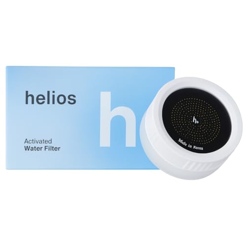 Top 10 Best Bathroom Sink Filter Reviews for Clean Water 5 Helios Skincare Filter, Bathroom Sink Faucet Filter, For Women/Men all Ages, Removes Chlorine 99%, Hydrate Skin, Vitamin-C Infused, Advanced Filtration, Clinically Tested