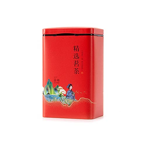 Tea Airtight Container Japanese Exquisite Tinplate Storage For Tea Packaging White Tea Longjing Black Tea Tin