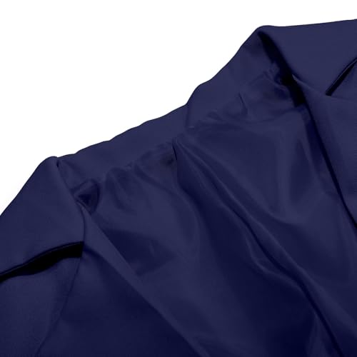 Girls' Formal Blazer Long Sleeve Lapel Collar Suit Jacket Open Front with Inner Pocket School Concert & Event Wear2