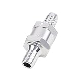 Joywayus 1/4' Fuel Non Return One Way Check Valve Petrol Diesel