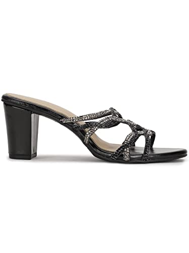 Image of Marie Claire Womens PAIGE MULE Heels, Rose Gold, (7715538)
