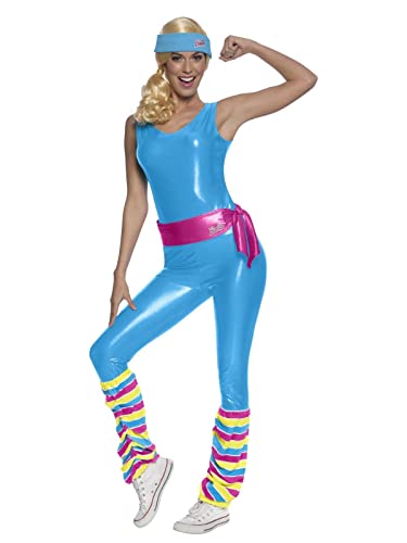 Rubie's Women's Deluxe Adult Exercise Barbie Costume, Medium, As Shown