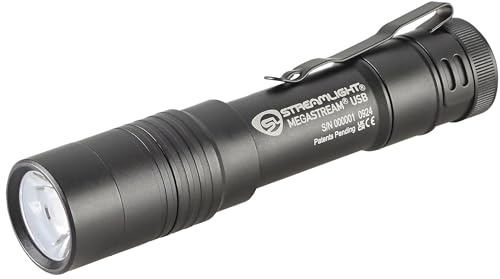 Streamlight 66210 MegaStream USB 1800-Lumen 26000-Candela Rechargeable EDC Flashlight Includes...