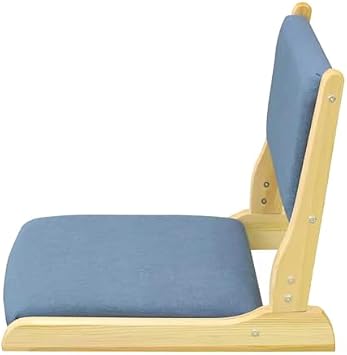 BTZHY Floor Chair Floor Chair with Backrest, Foldable Meditation Tatami Chairs, Backrest Chair with Cushion, Living Room Chair Seat