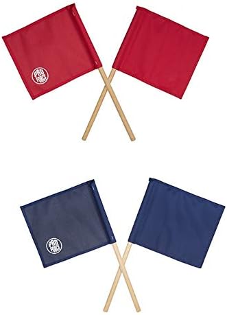 Corner Judges Points Flags - Sold as a Pair (2 Flags) (1 Blue & 1 Red