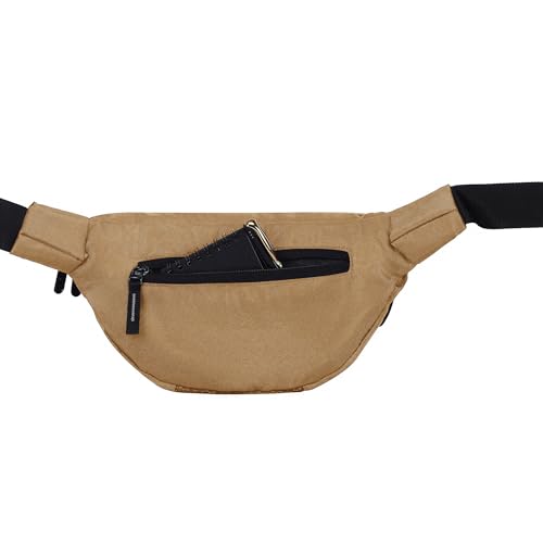 Image of WILDHORN Waist Bags for Men Women I Ultra Strong Stitching Sturdy Zippers Waterproof Pocket Large Fanny Pack for Hiking Travel Camping Running