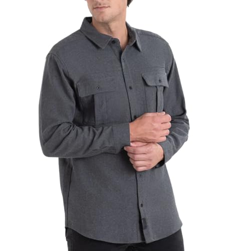 Thorogood Men's Heavyweight Brushed Flannel Long Sleeve Button Up Shirt2